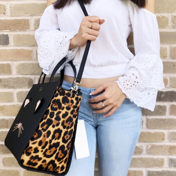 🔥BFSALE🔥 NWT Kate Spade Large Cat Satchel - Picture 7 of 8